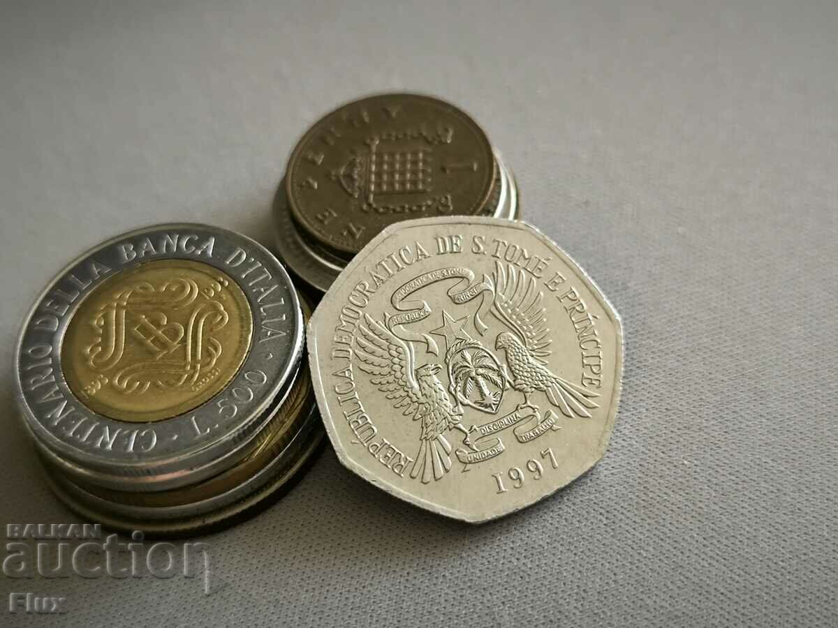 Coin - Sao Tome and Principe - 2000 dobras | 1997 with price 8.25 BGN | € 4.22 Coin - Sao Tome and Principe - 2000 dobras | 1997 with price 8.25 BGN | € 4.22