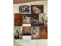 Old postcards (10 pcs.) - Kingdom of Bulgaria - Lot 6