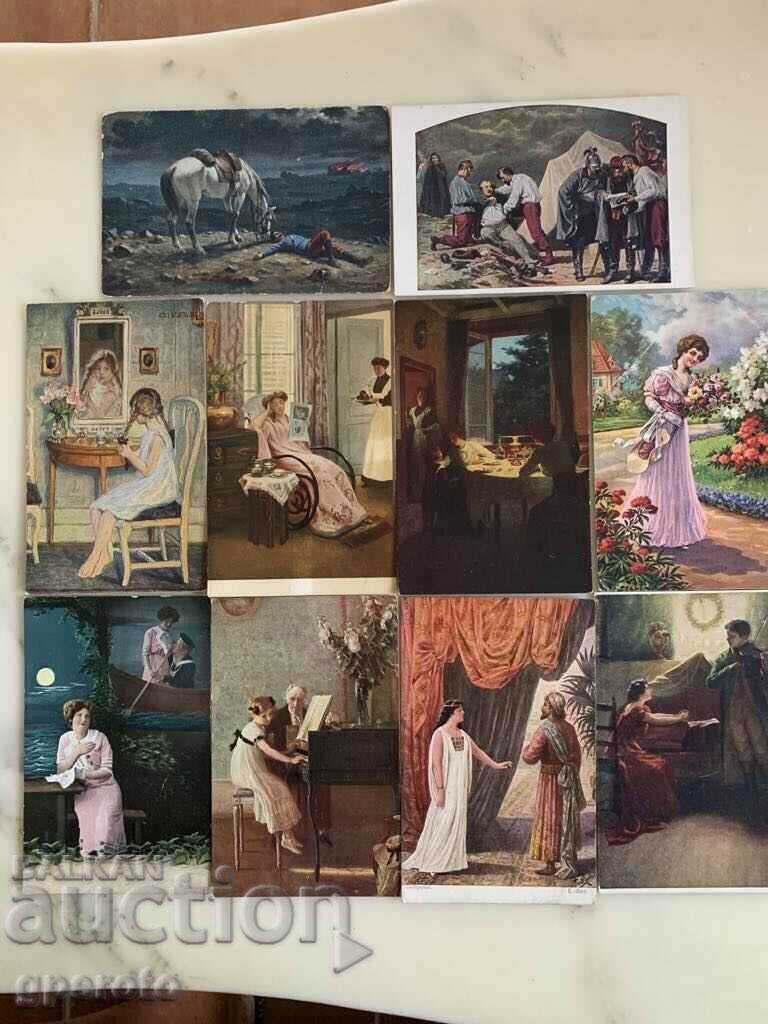 Old postcards (10 pcs.) - Kingdom of Bulgaria - Lot 7 Old postcards (10 pcs.) - Kingdom of Bulgaria - Lot 7