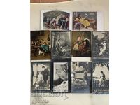 Old cards (10 pcs.) - The beginning of the 20th century - Lot 8