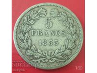 5 francs 1833 "H" - France - Silver