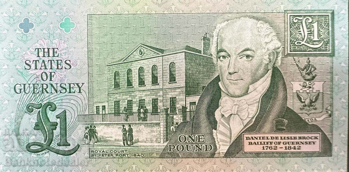 Guernsey 1 Pound Pick 52c Ref 2374 Unc with price 14.00 BGN | € 7.16