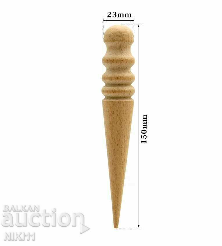 Wooden tool for polishing the edges of leather smoothing with price 8.00 BGN | € 4.09 Wooden tool for polishing the edges of leather smoothing with price 8.00 BGN | € 4.09