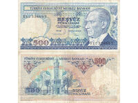 tino37- TURKEY - 500 LIRA - 1970/84