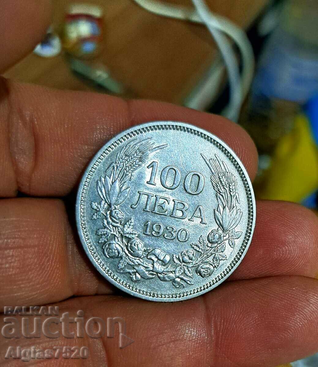 100 BGN 1930/silver/