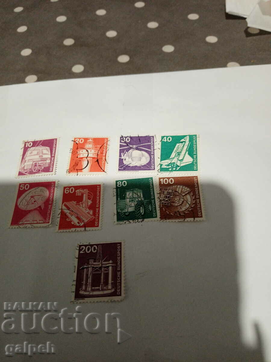 Postage stamps - GERMANY with price 0.90 BGN | € 0.46 Postage stamps - GERMANY with price 0.90 BGN | € 0.46