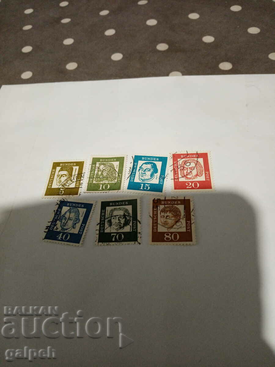 Postage stamps - GERMANY with price 0.70 BGN | € 0.36 Postage stamps - GERMANY with price 0.70 BGN | € 0.36