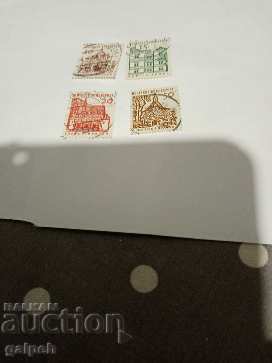 Timbre postale - GERMANIA cu preț 0.40 BGN | € 0.20 Timbre postale - GERMANIA cu preț 0.40 BGN | € 0.20