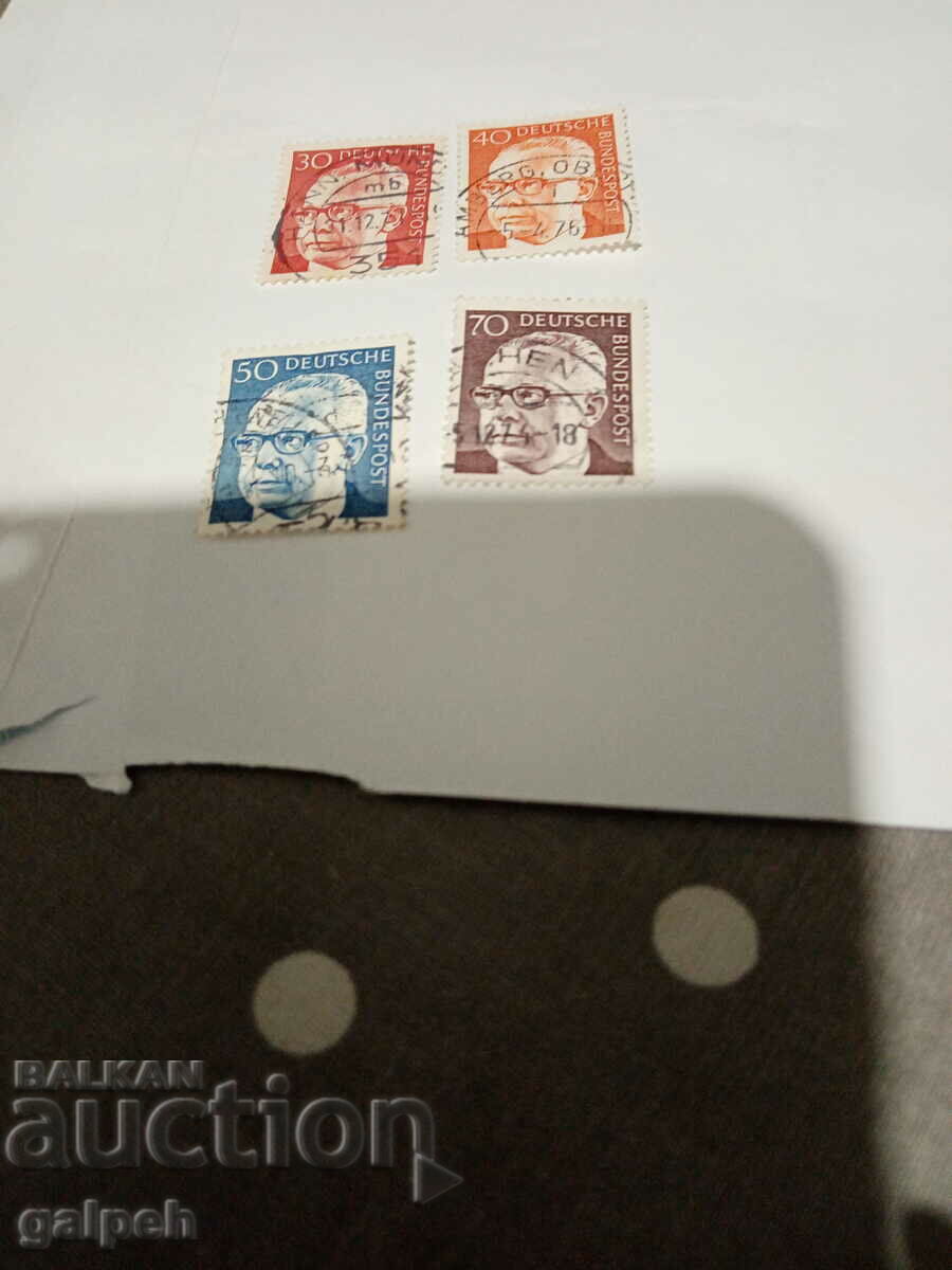 Postage stamps - GERMANY with price 0.40 BGN | € 0.20 Postage stamps - GERMANY with price 0.40 BGN | € 0.20