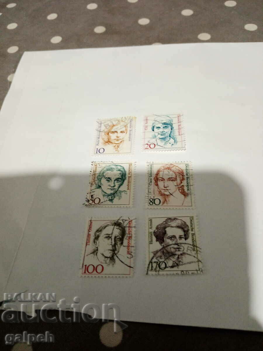 Timbre postale - GERMANIA cu preț 0.60 BGN | € 0.31 Timbre postale - GERMANIA cu preț 0.60 BGN | € 0.31