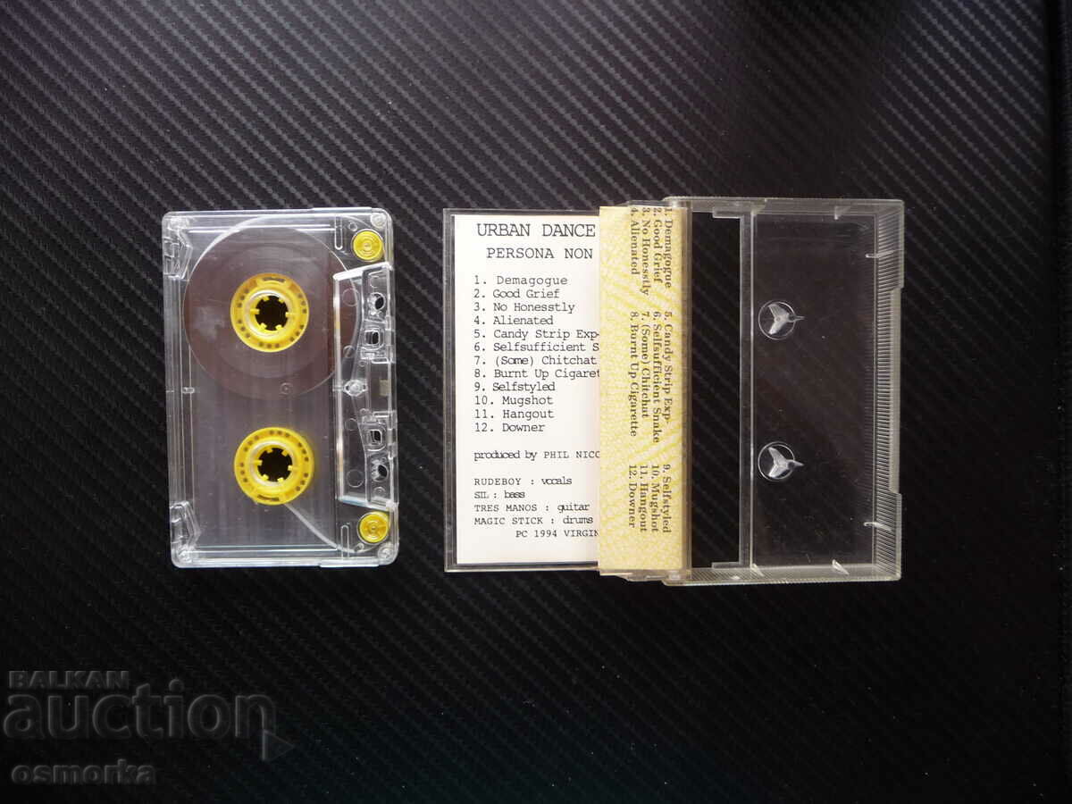 Urban Dance Squad Persona non grata dance music audio cassette with price 12.00 BGN | € 6.14 Urban Dance Squad Persona non grata dance music audio cassette with price 12.00 BGN | € 6.14