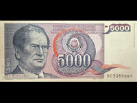 Yugoslavia 5000 Dinara 1985 Pick 93a Ref 5097 Unc