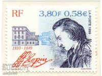 1999. Franţa. 150 de ani de la moartea lui Chopin, compozitor.