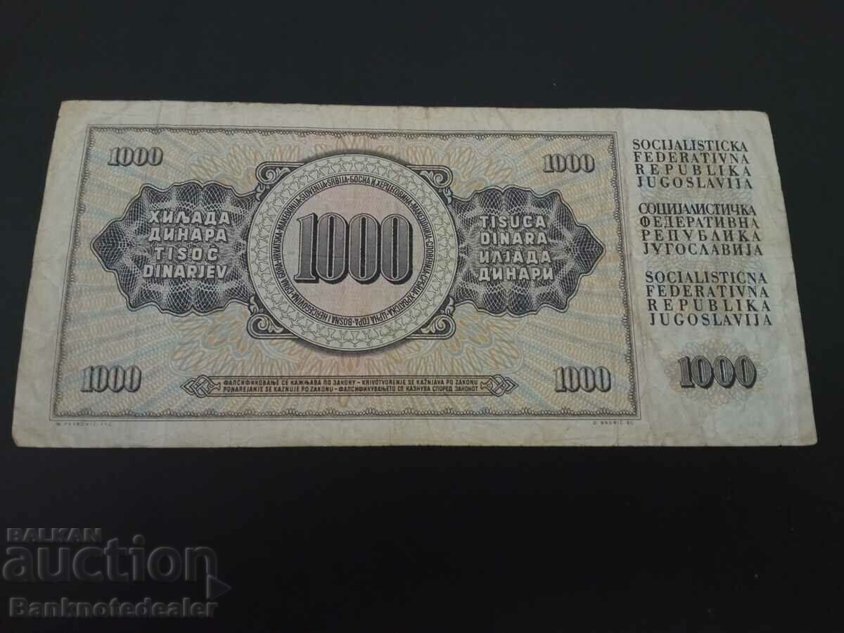 Yugoslavia 1000 Dinara 1978 Pick 92b Ref 8999 with price 1.00 BGN | € 0.51 Yugoslavia 1000 Dinara 1978 Pick 92b Ref 8999 with price 1.00 BGN | € 0.51