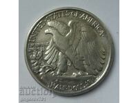 1/2 Dollar Silver USA 1944 - Silver Coin #7