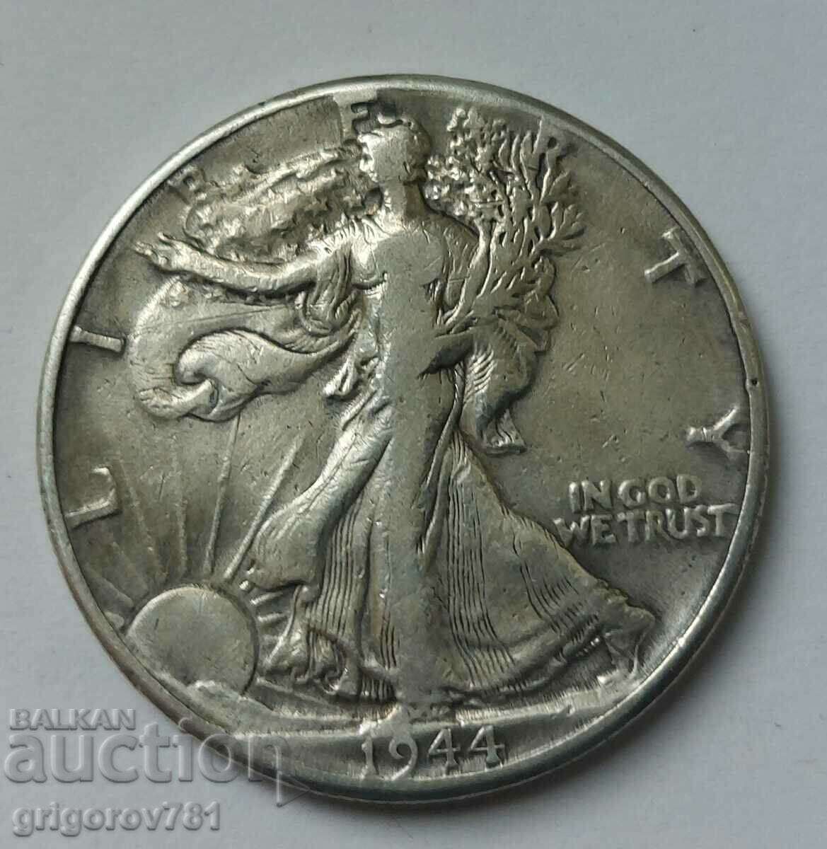 Ασημένιο 1/2 Δολάριο ΗΠΑ 1944 - Ασημένιο νόμισμα #8 με τιμή € 20.45 | 40.00 BGN