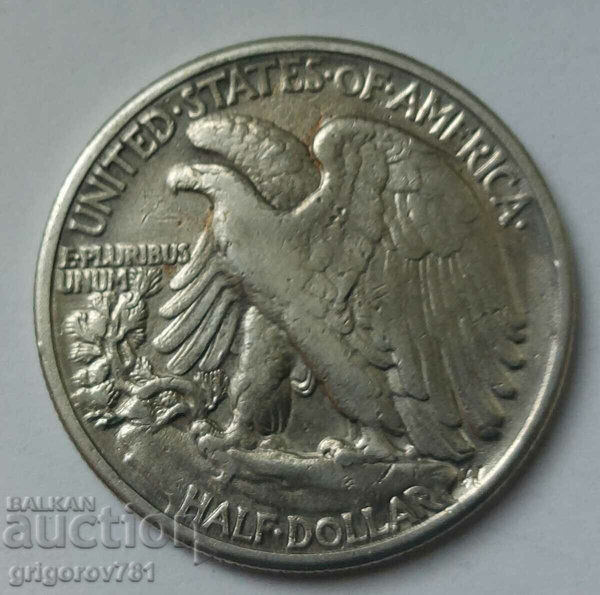 1/2 Dollar Silver USA 1944 - Silver Coin #8