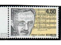 1998. Franţa. Henri Collet - compozitor și scriitor.