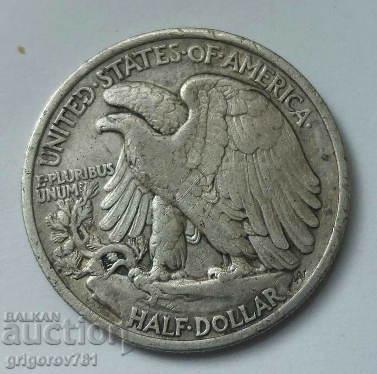 1/2 Dollar Silver USA 1936 - Silver Coin #13