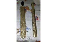 Two pieces of unique old massive Nepal Dagger, Kama