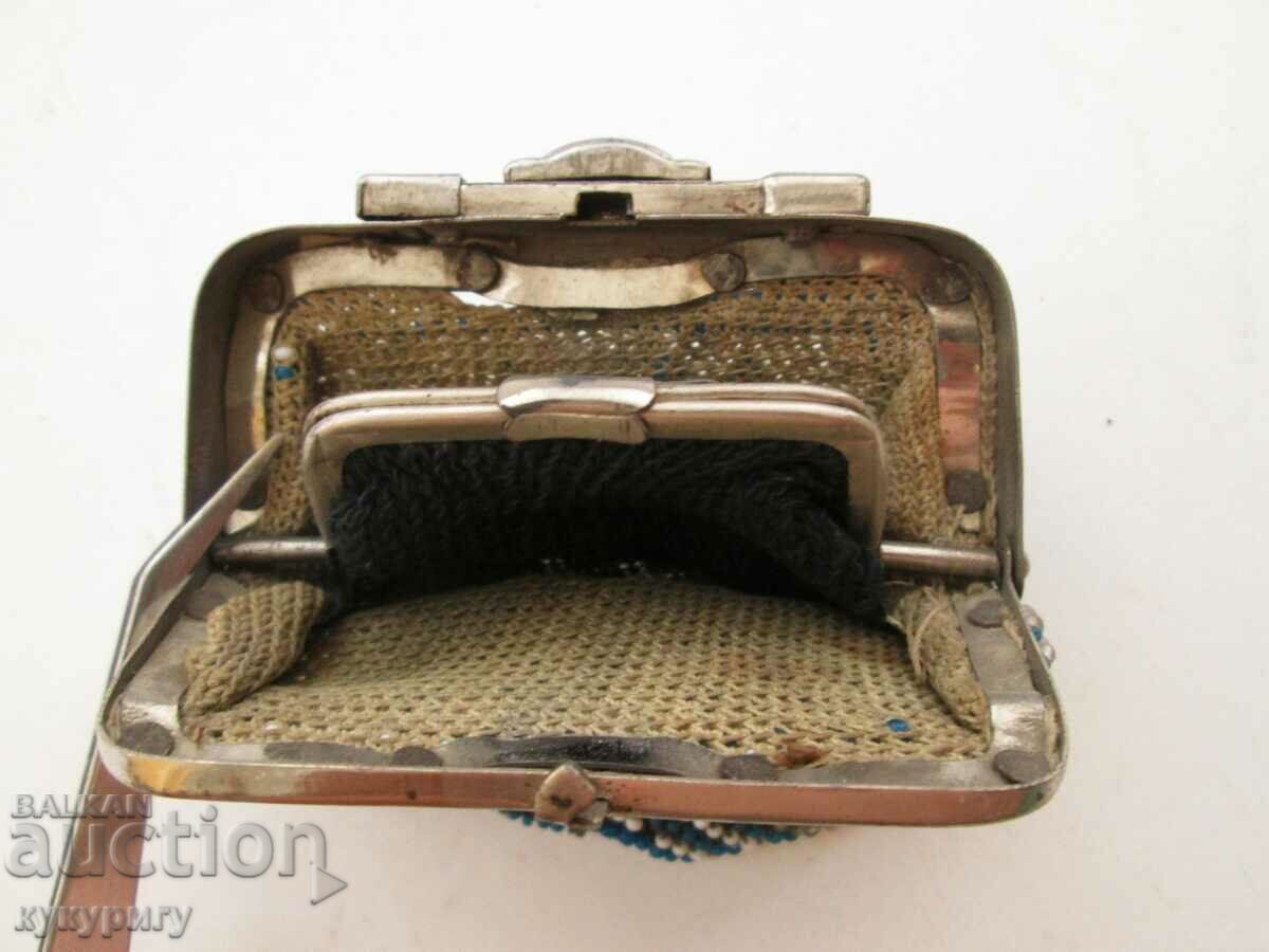 Livrarea Poșetă veche cu mărgele mărgele împletite 1913 Livrarea Poșetă veche cu mărgele mărgele împletite 1913