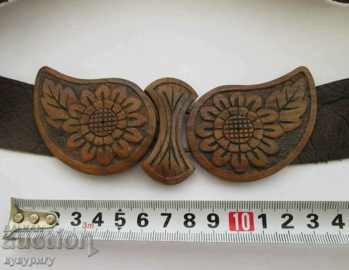 Auction  Old wooden pafta pafti carving for folk costume