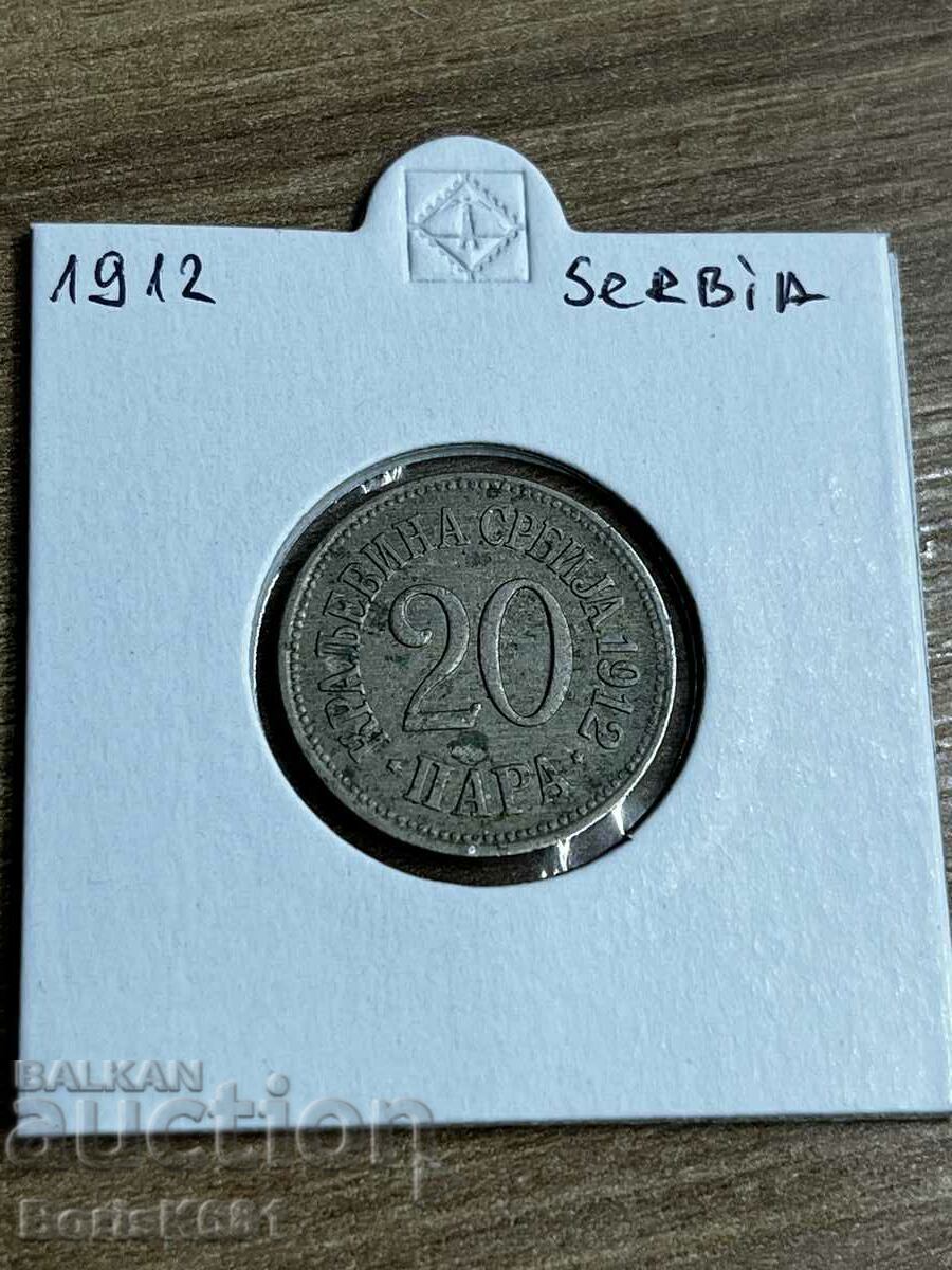 Serbia 1912 20 pairs