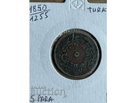 Turkey 1850 / 1255 5 pairs