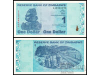 ❤️ ⭐ Zimbabwe 2009 1 dolar UNC Nou ⭐ ❤️