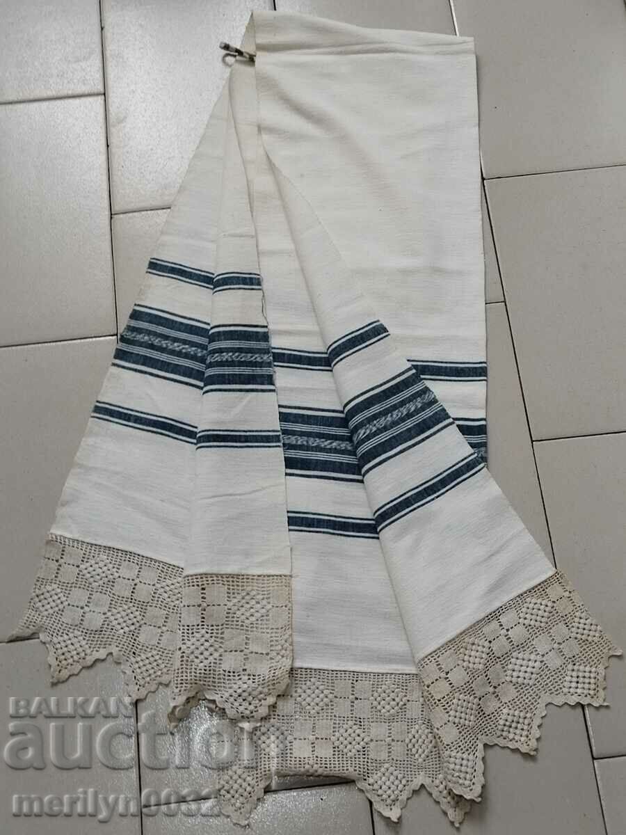 Old hand woven cloth kennar embroidery lace - 6 Old hand woven cloth kennar embroidery lace - 6