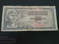 Yugoslavia 1000 Dinara 1978 Pick 92b Ref 6502