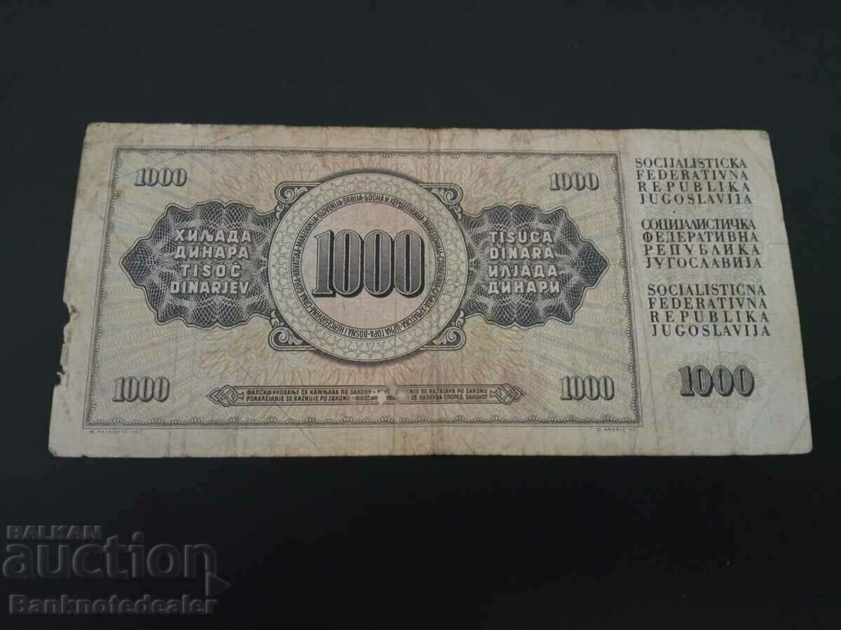 Yugoslavia 1000 Dinara 1981 Pick 92b Ref 3714 with price 0.25 BGN | € 0.13 Yugoslavia 1000 Dinara 1981 Pick 92b Ref 3714 with price 0.25 BGN | € 0.13