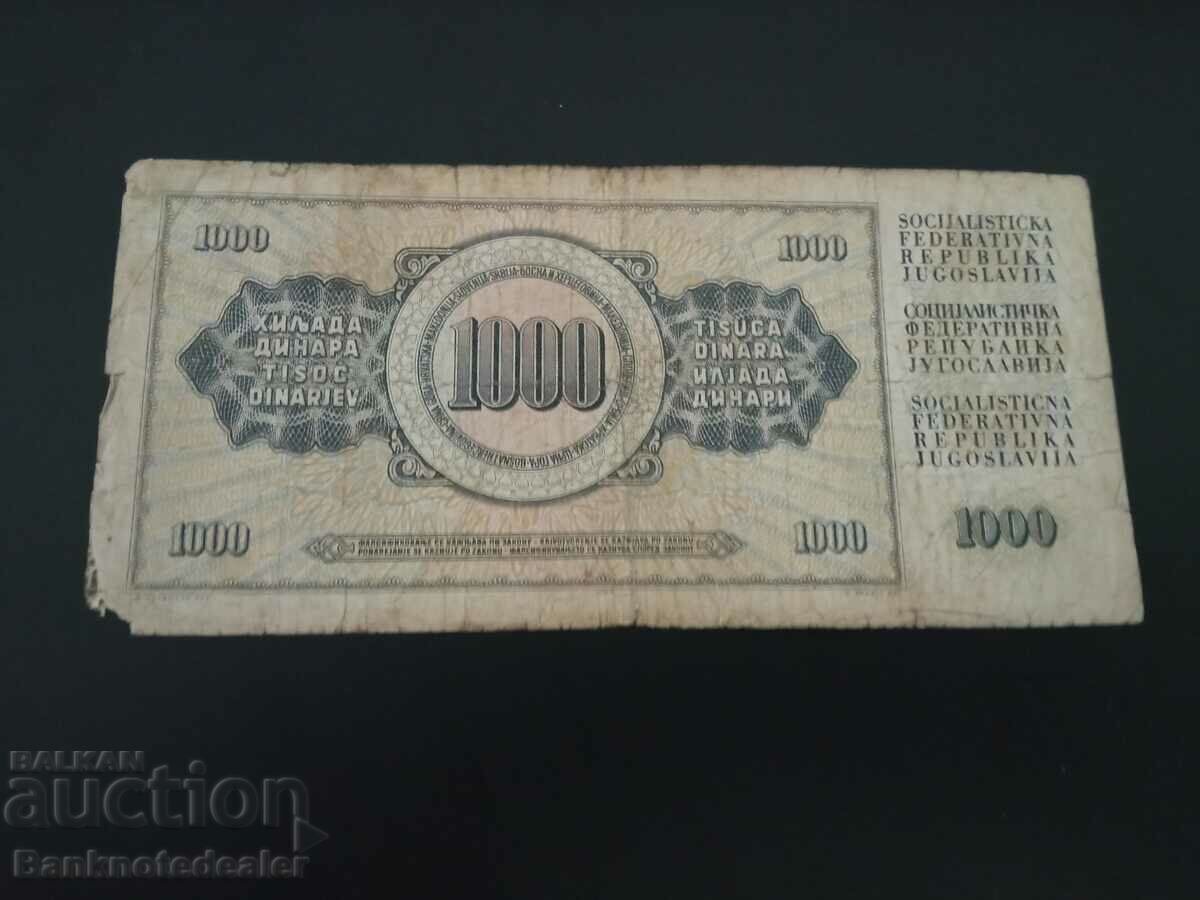 Yugoslavia 1000 Dinara 1978 Pick 92b Ref 8926 with price 0.25 BGN | € 0.13 Yugoslavia 1000 Dinara 1978 Pick 92b Ref 8926 with price 0.25 BGN | € 0.13