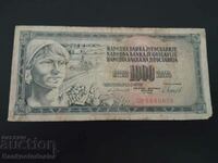 Yugoslavia 1000 Dinara 1978 Pick 92b  Ref 0835