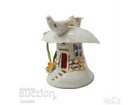 Retro porcelain figurine, house - mushroom (10.2)