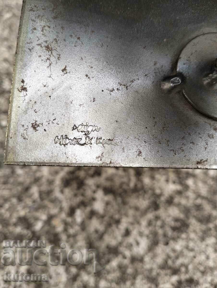 Iron sculpture of bolts and nuts signed - 6 Iron sculpture of bolts and nuts signed - 6