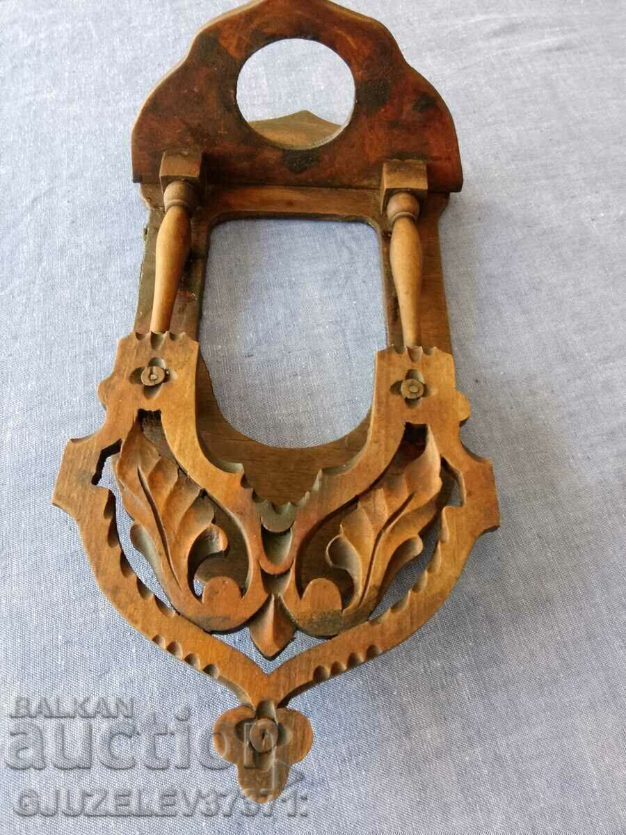 Collectible Old home iconostasis, lamp Woodcarving - 5 Collectible Old home iconostasis, lamp Woodcarving - 5