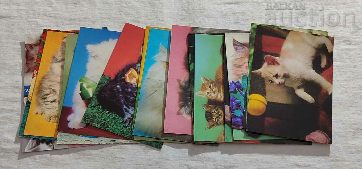 KITTENS POST CARDS LOT 22 PCS