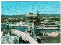 OLD CARD VARNA HARBOR D899