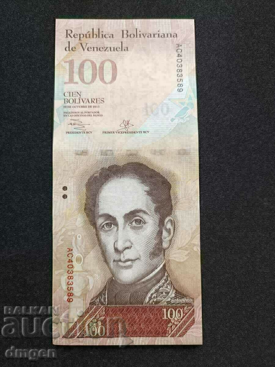 100 bolivari 2013 Venezuela /c