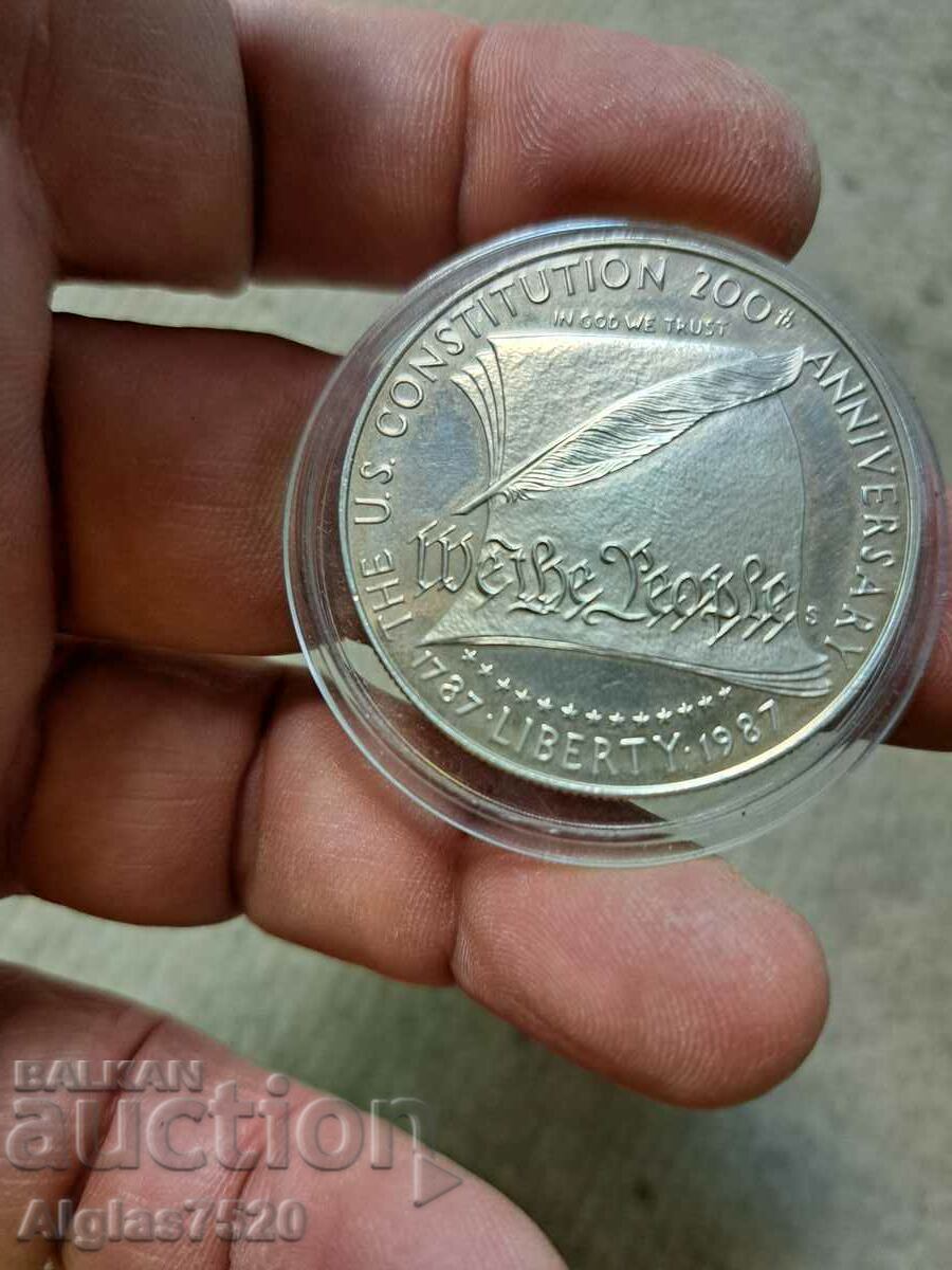 1 dollar 1987/silver/ with price 110.00 BGN | € 56.24 1 dollar 1987/silver/ with price 110.00 BGN | € 56.24