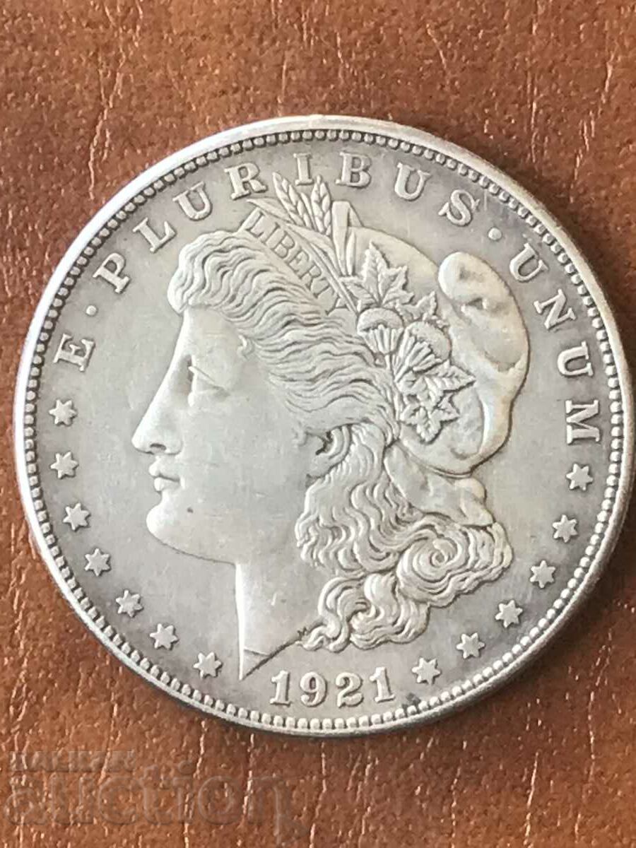 USA America 1 Morgan Dollar 1921 Silver with price 90.00 BGN | € 46.02 USA America 1 Morgan Dollar 1921 Silver with price 90.00 BGN | € 46.02
