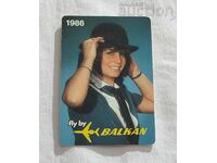 CALENDARUL BGA „BALKAN” 1986