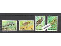 1978 GUYANE animals 4 v ** Mi 530 /33