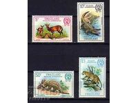 1980 SWAZILAND animals 4 v ** Mi 363 /66