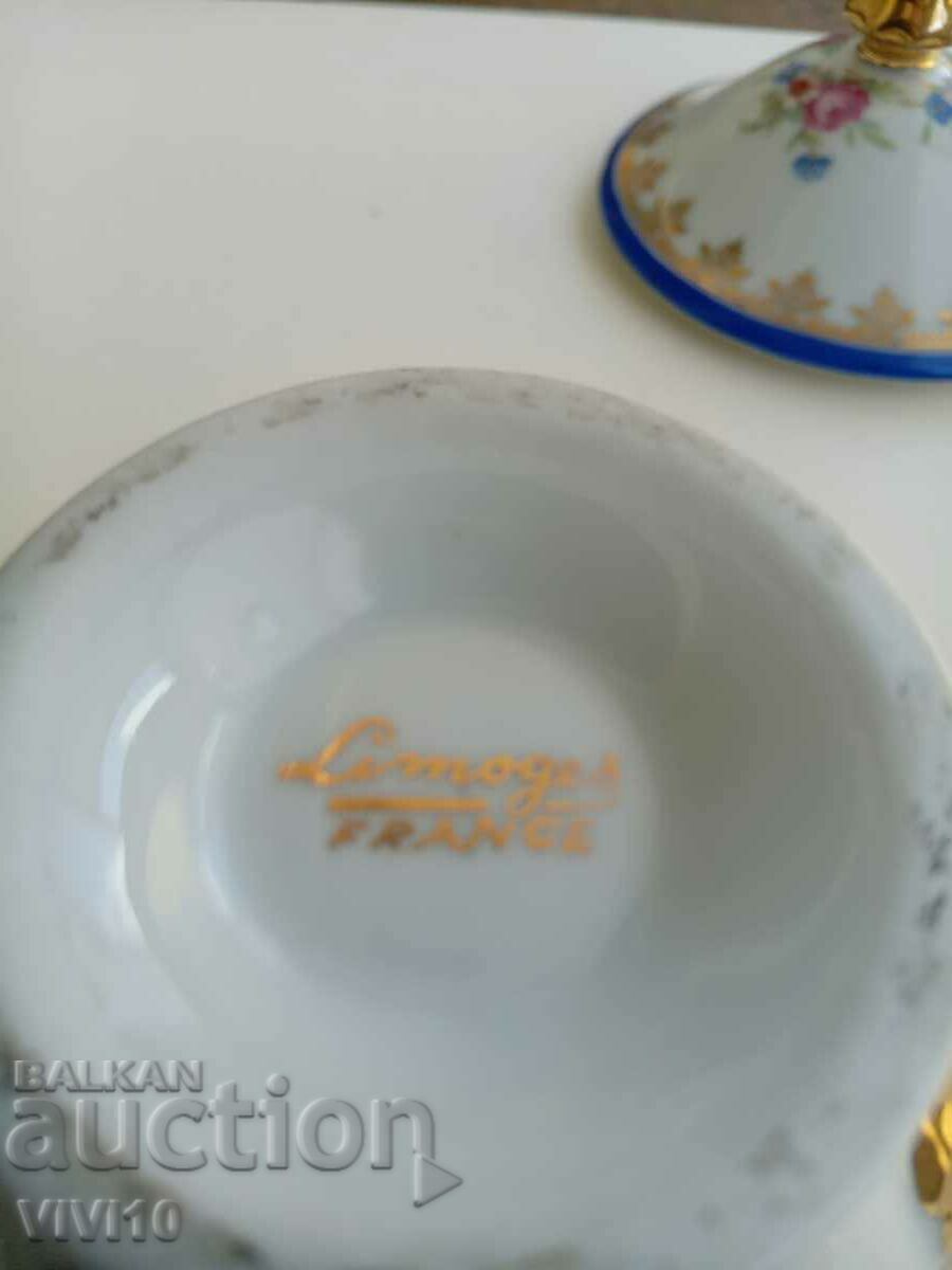 A gorgeous Limoges miniature porcelain tureen with price 40.00 BGN | € 20.45