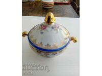 A gorgeous Limoges miniature porcelain tureen