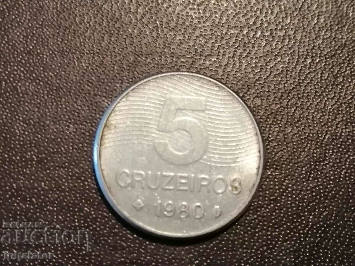 1980 5 Cruzeiro Brazilia