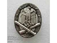 Replica unei insigne de asalt al infanteriei germane din al doilea război mondial