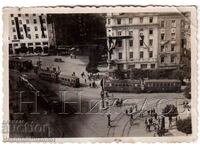 RARE SMALL OLD PHOTO SOFIA SQUARE ST. MOURNING SUNDAY G911